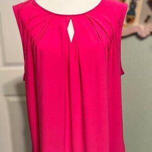 Kasper Pink Top, Size 2X